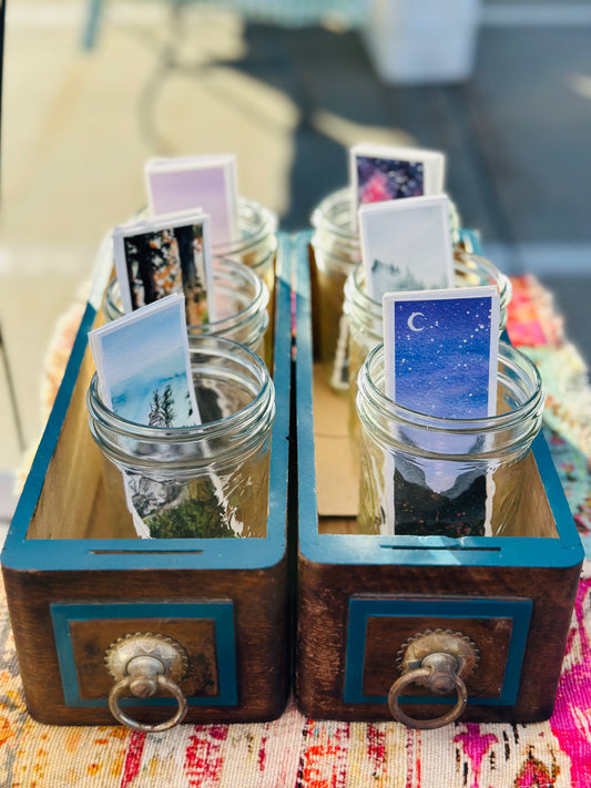 Watercolored Bookmark Prints