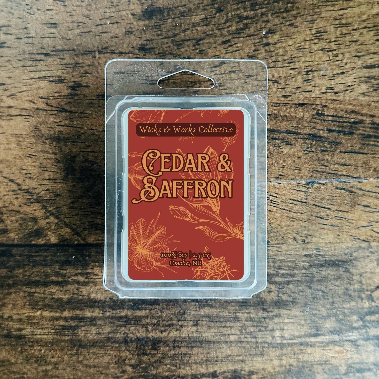 Cedar & Saffron Wax Melt