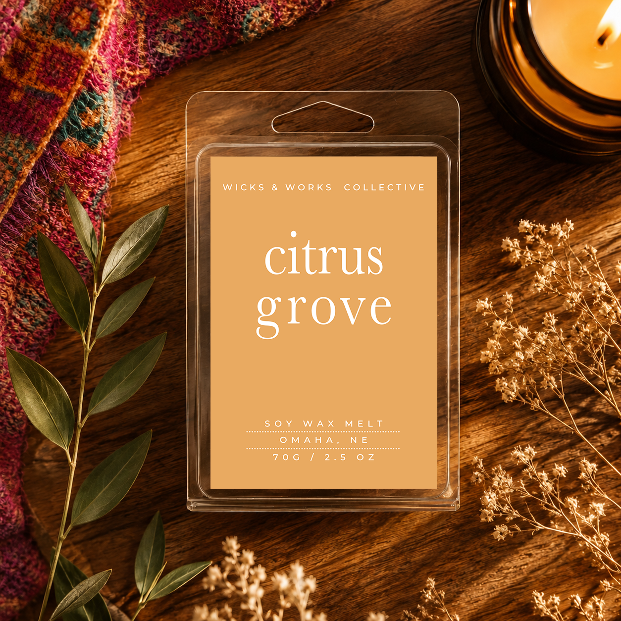 Citrus Grove Wax Melt
