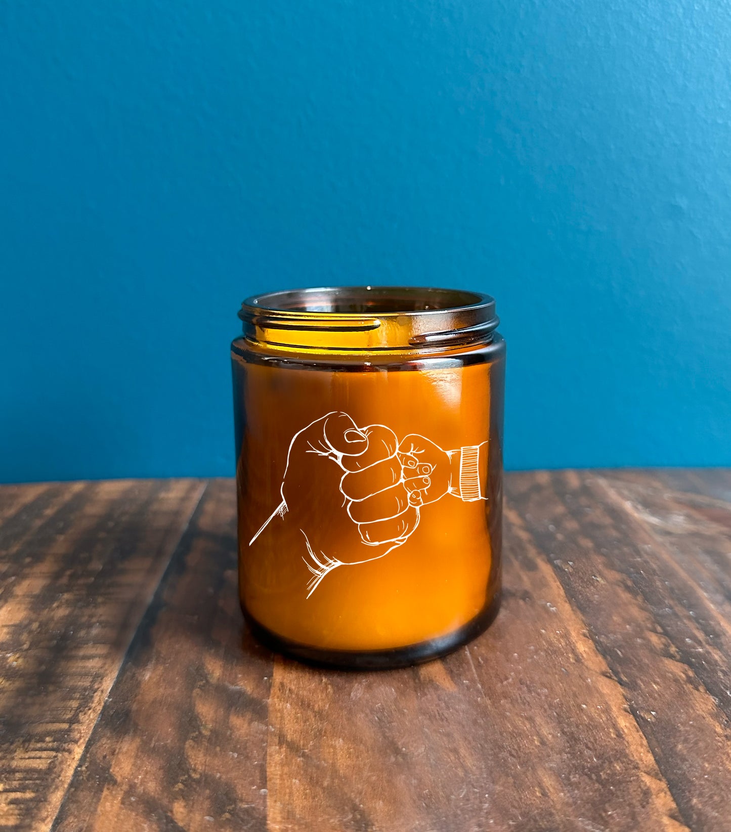 The Dad Baby Fist Bump Candle