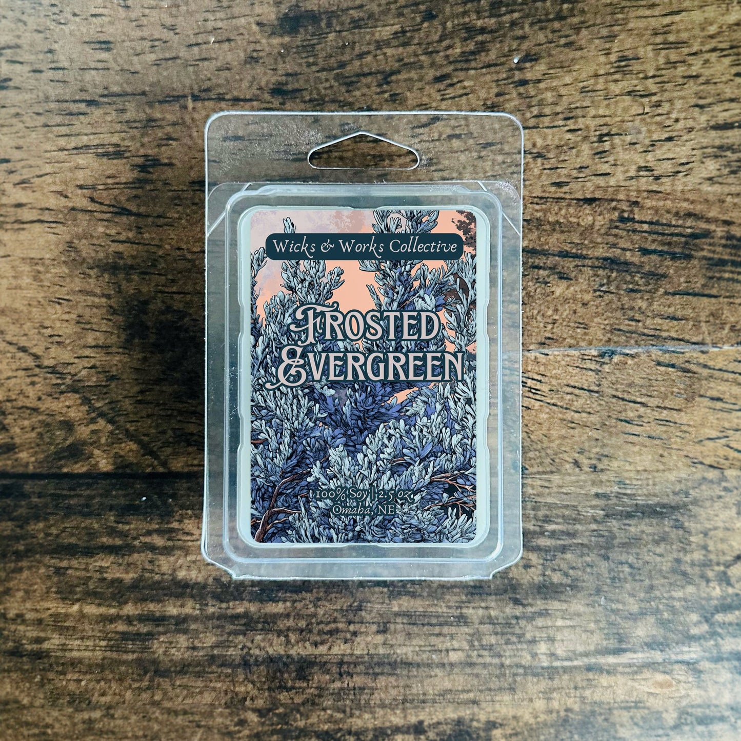 Frosted Evergreen Wax Melt