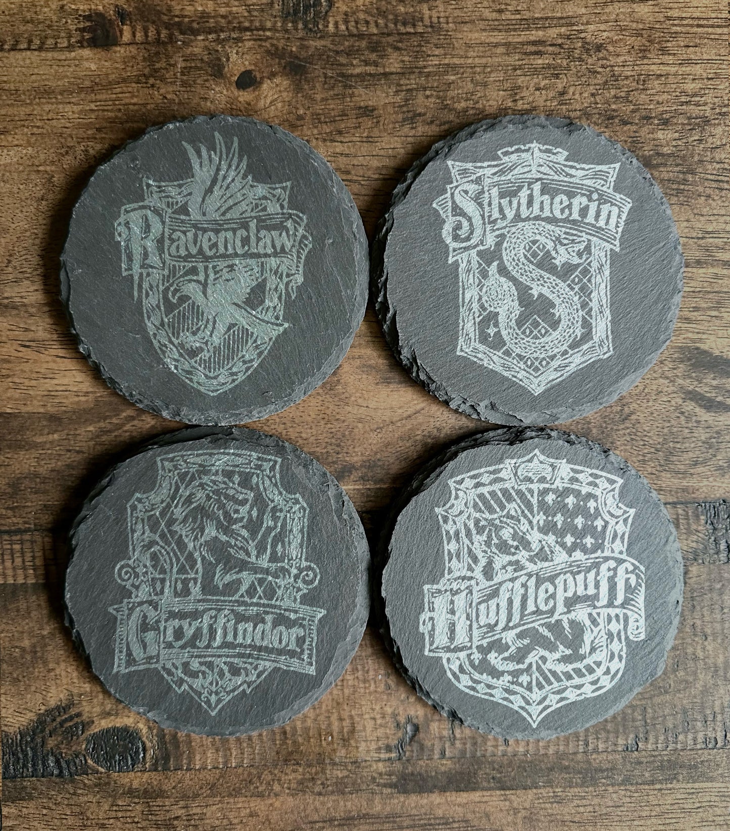 Hogwarts Themed Slate Coasters