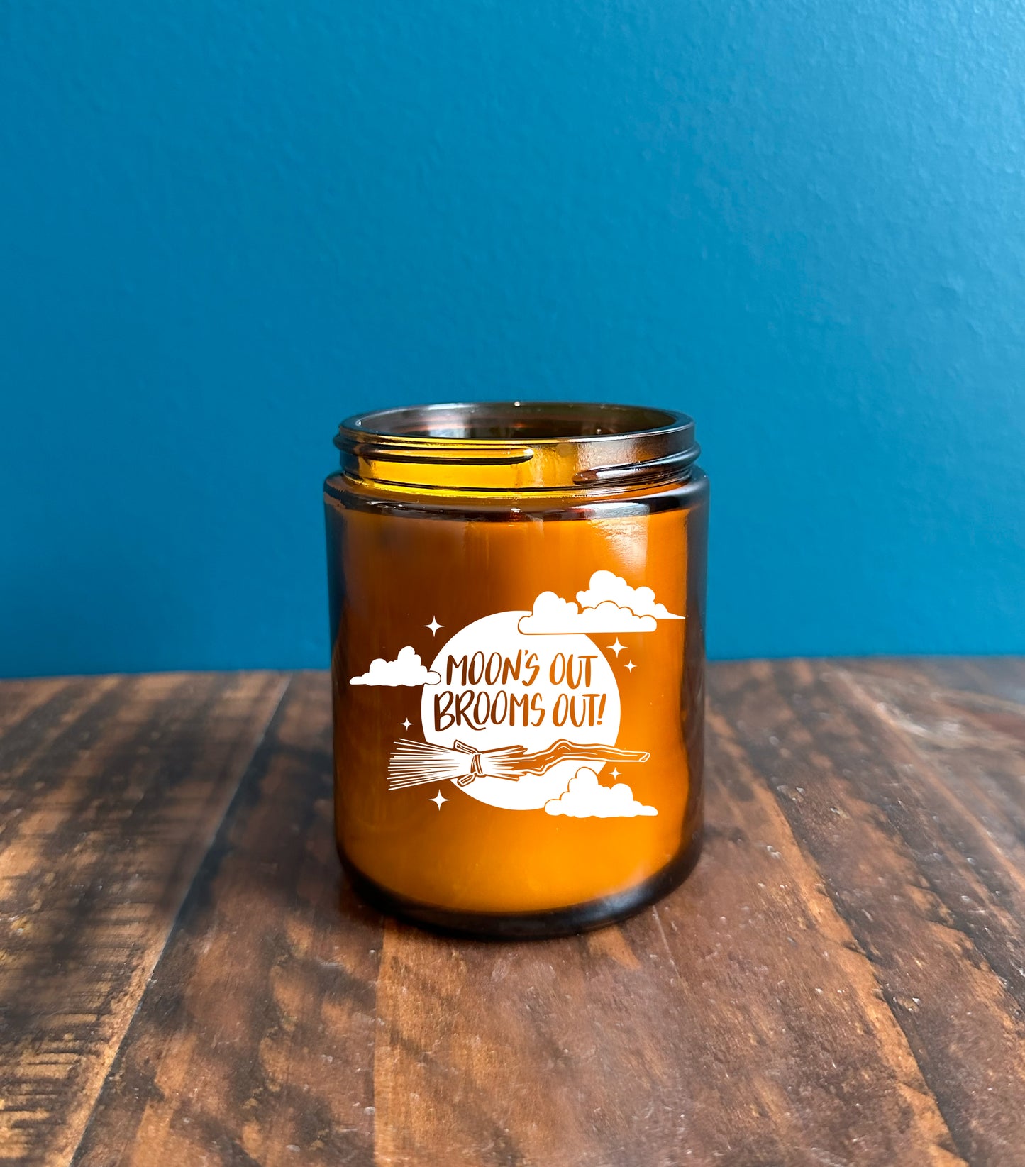 The Brooms Out Candle