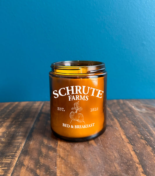 The Office Inspired Schrute Farms Candle