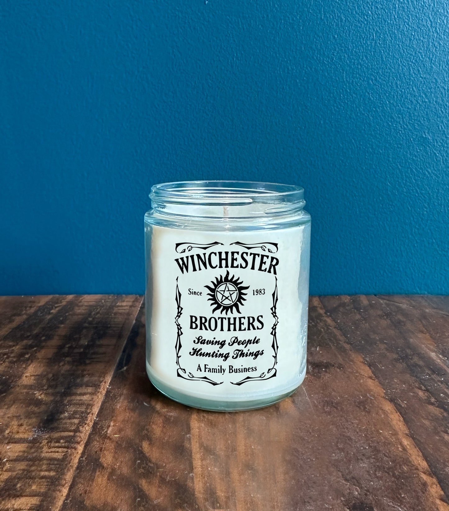 Supernatural Inspired Winchester Candle