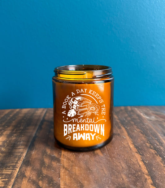 A Book a Day Candle
