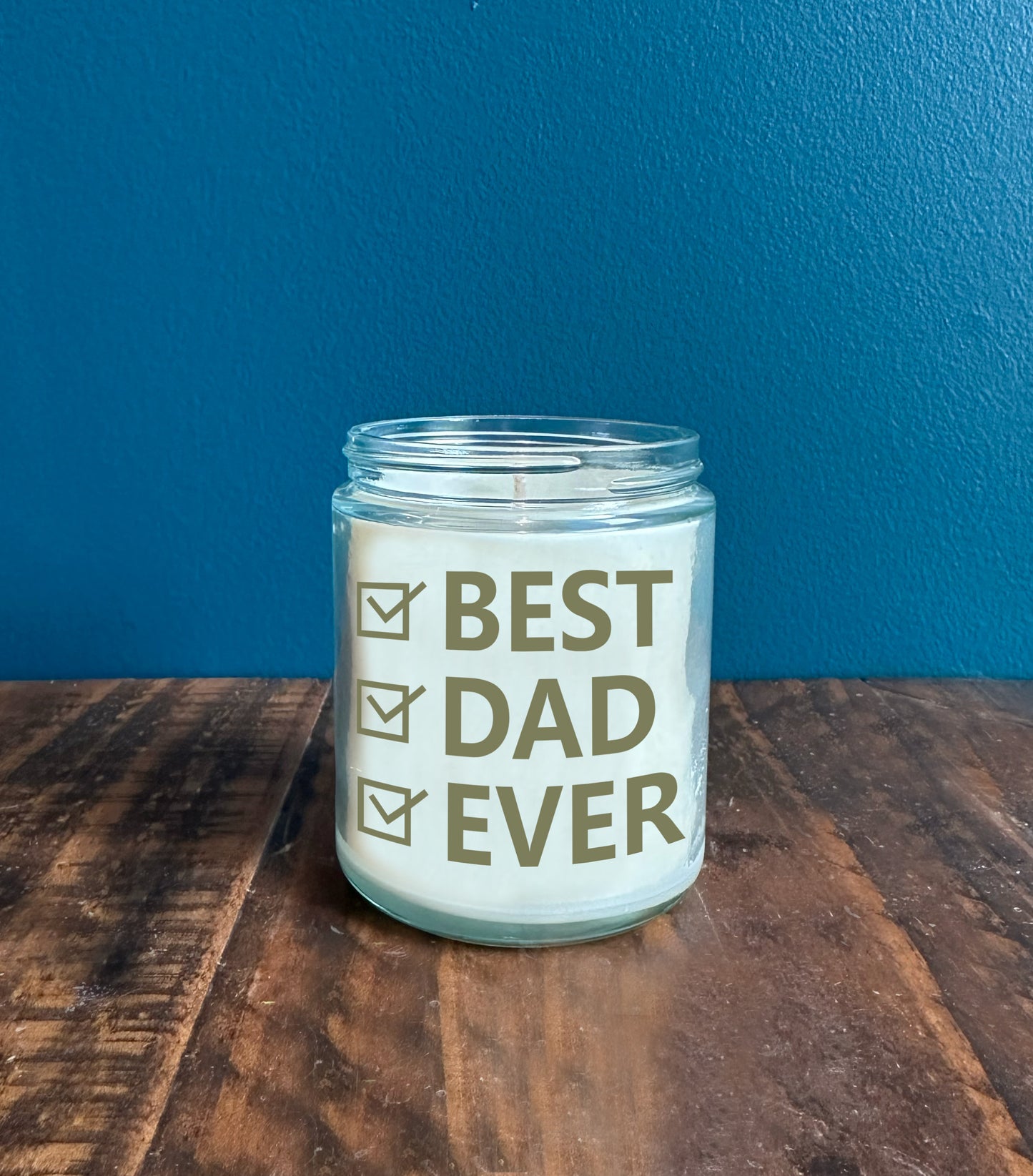 The Best Dad Ever Candle