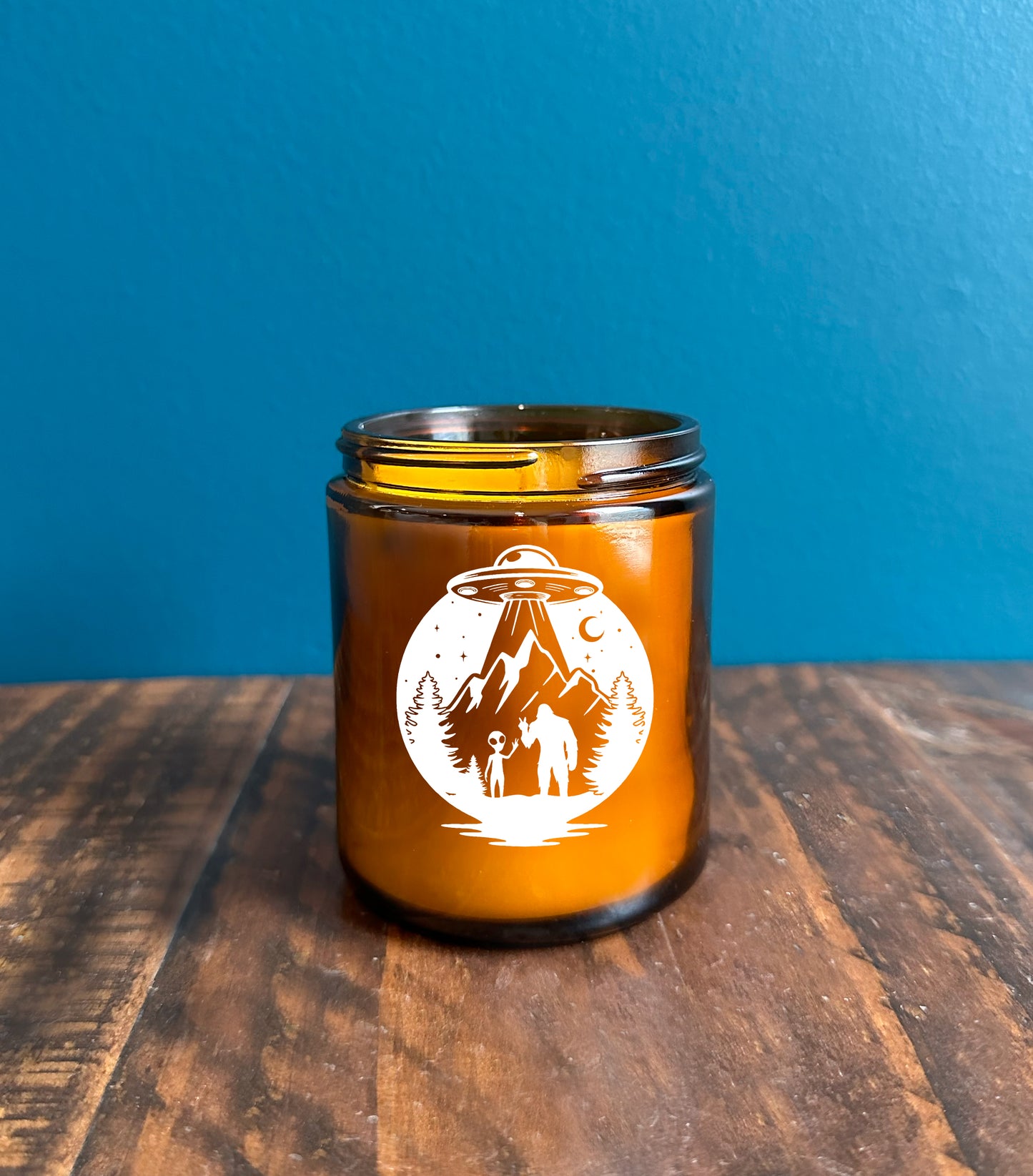 Bigfoot Alien Candle