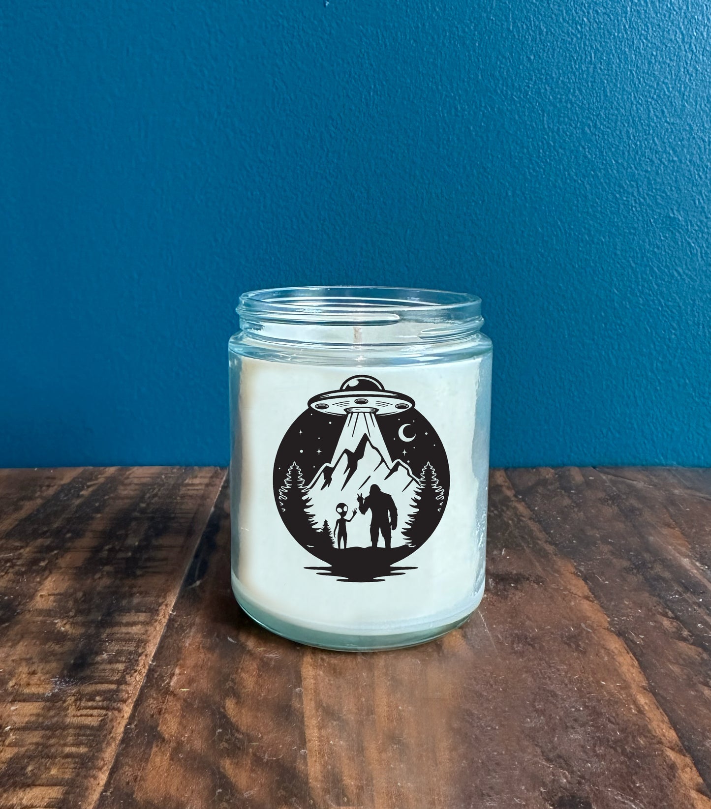 Bigfoot Alien Candle