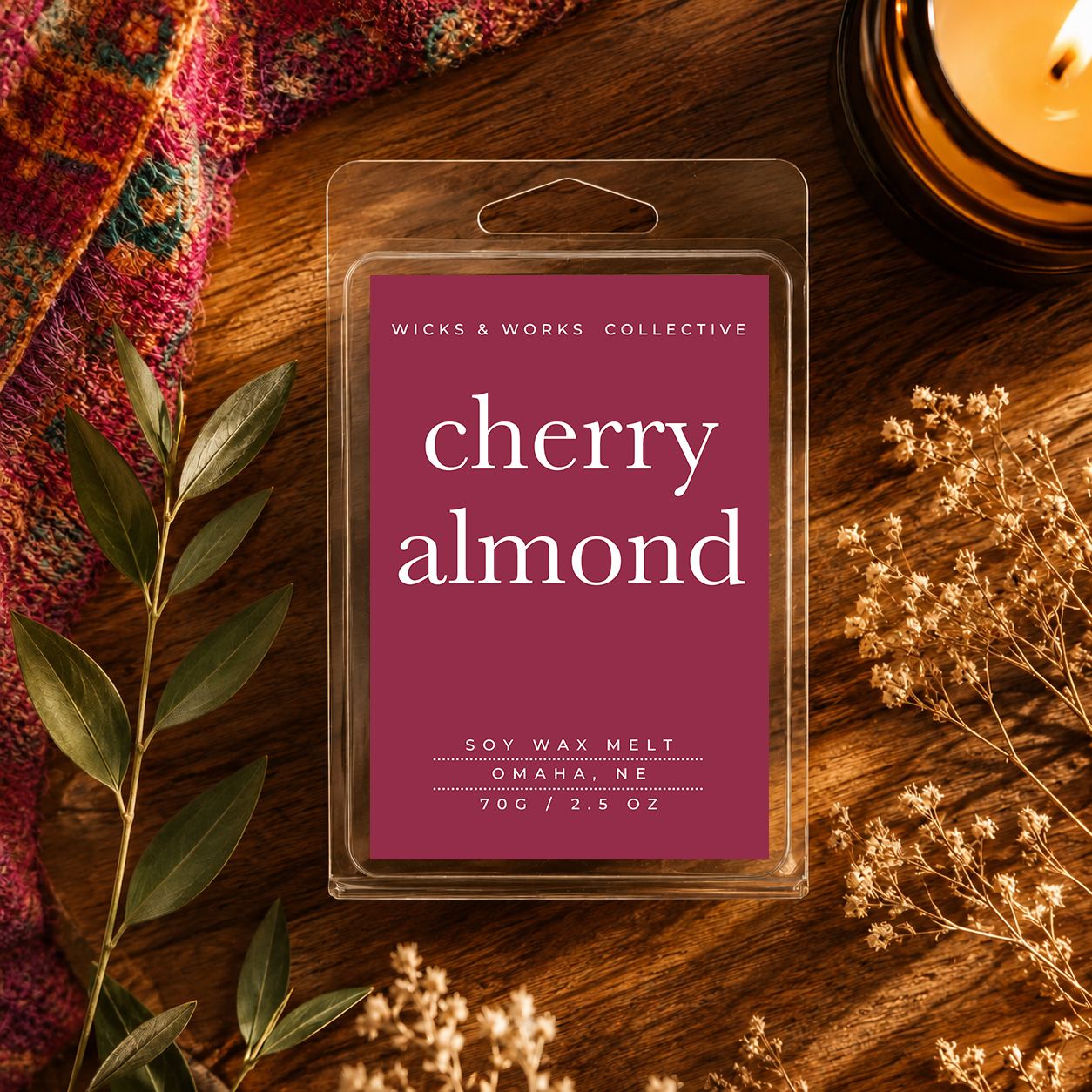Cherry Almond Wax Melt