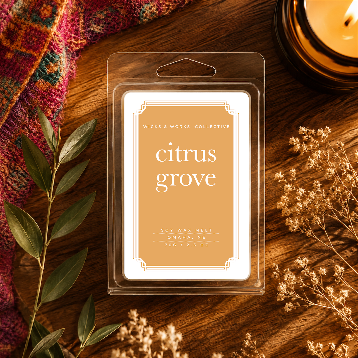 Citrus Grove Wax Melt