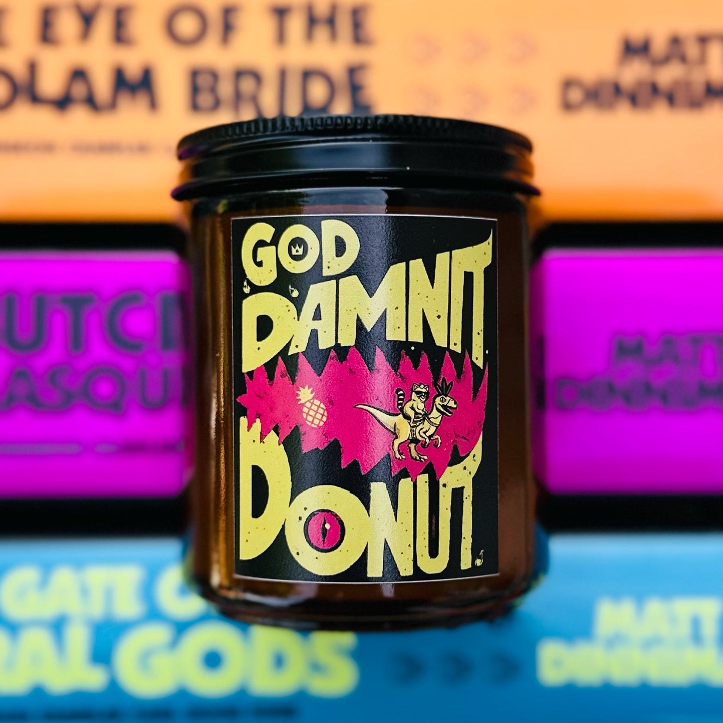 Damnit Donut Candle
