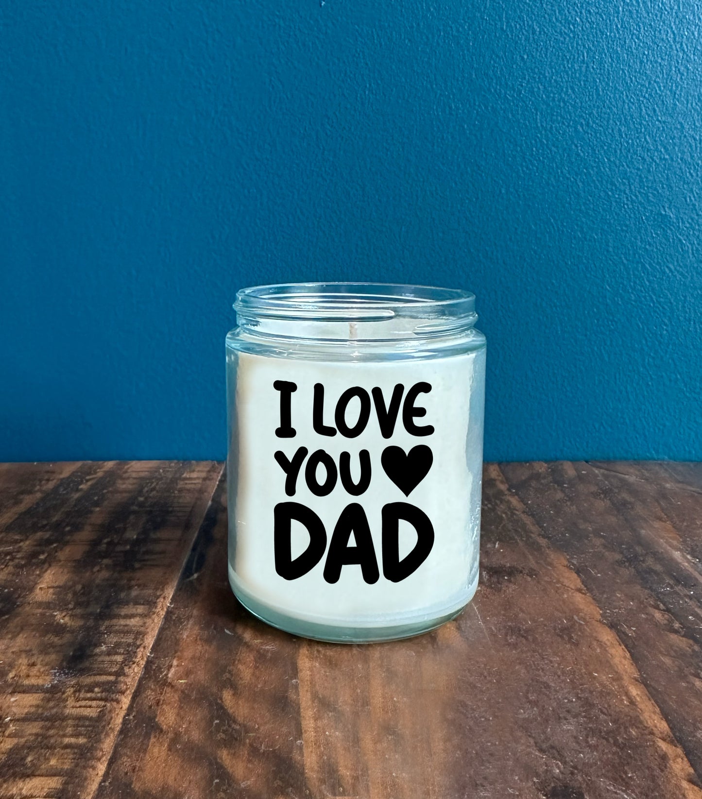 The I love You Dad Candle