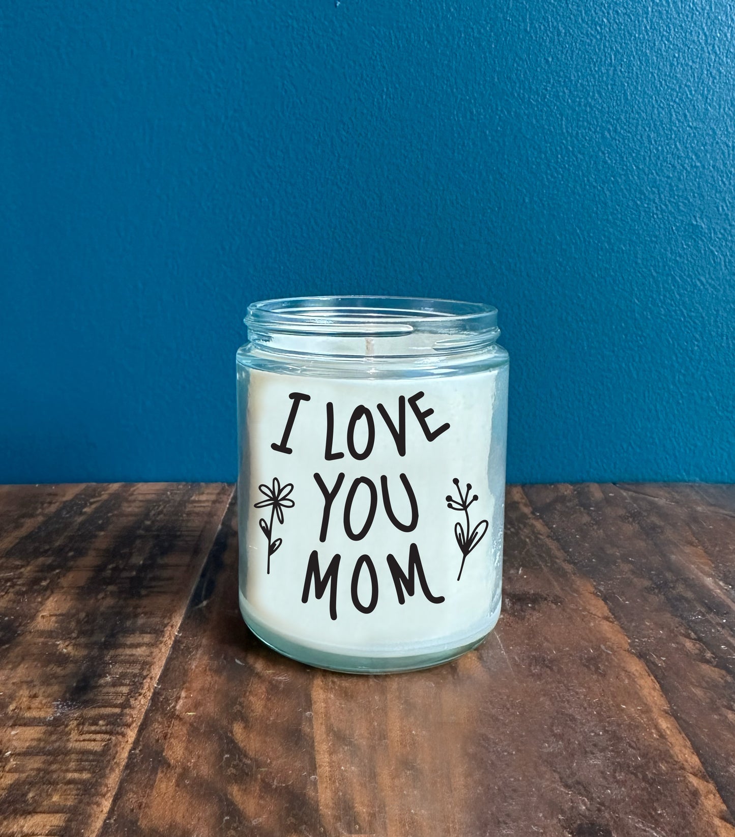 The I love You Mom Candle