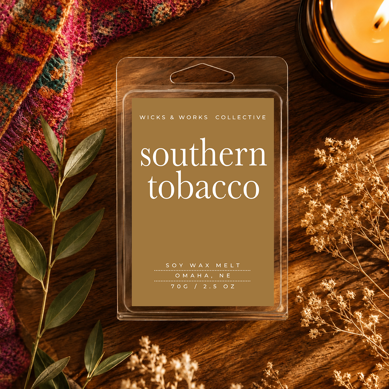 Southern Tobacco Wax Melt