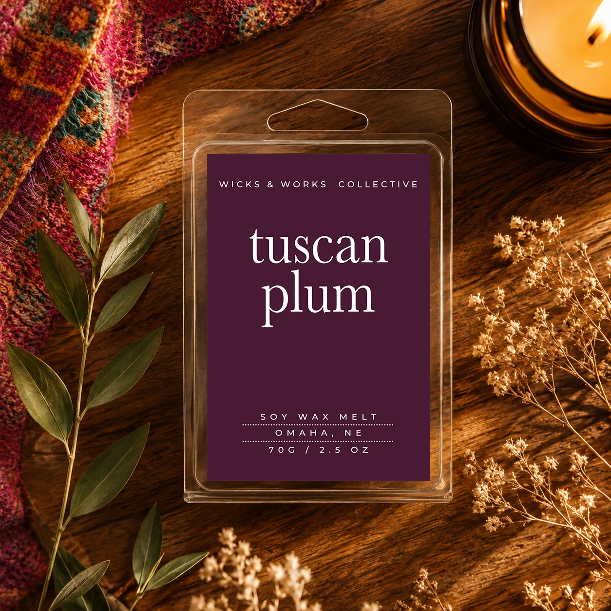 Tuscan Plum Wax Melt