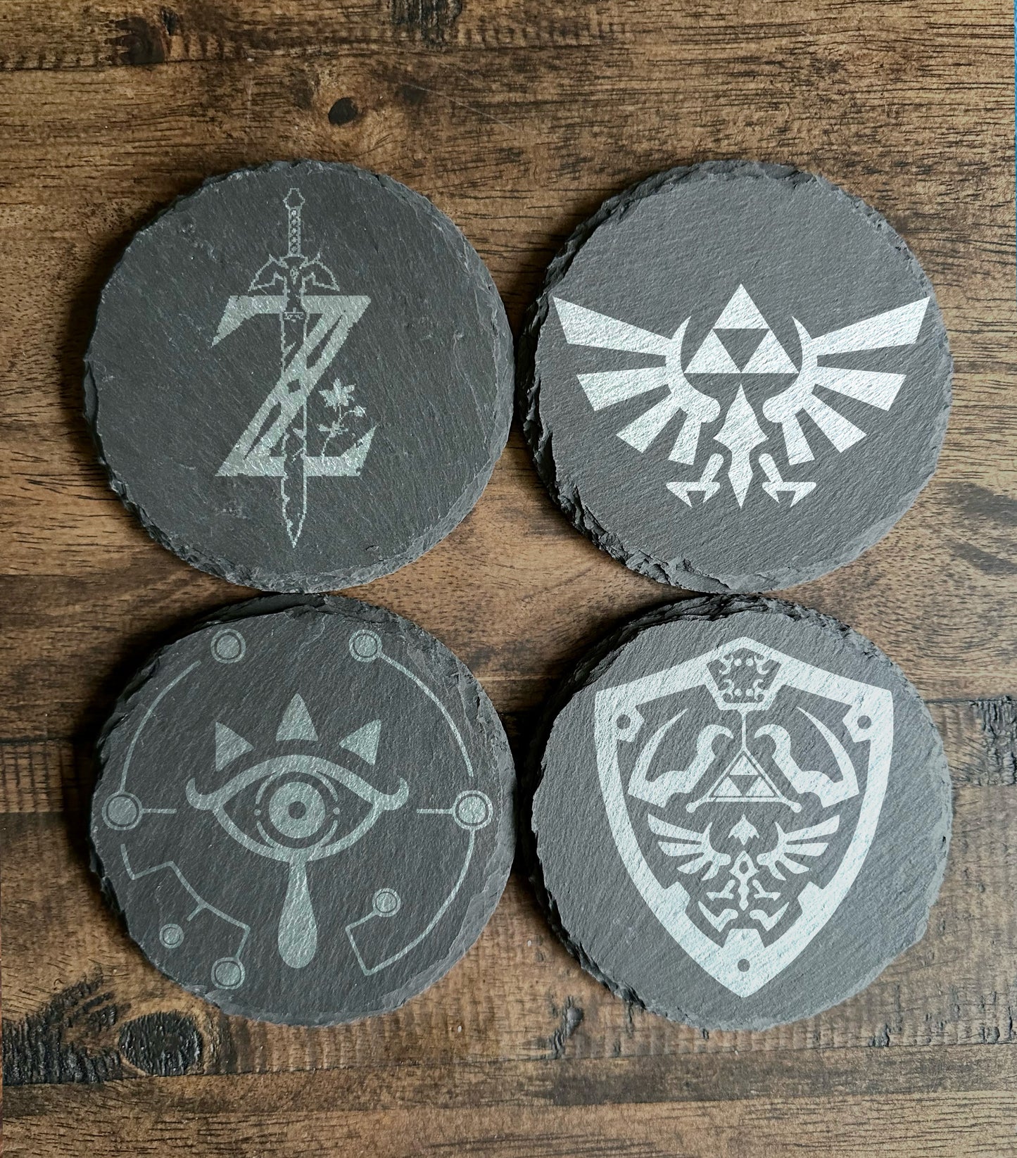 Zelda Themed Slate Coasters