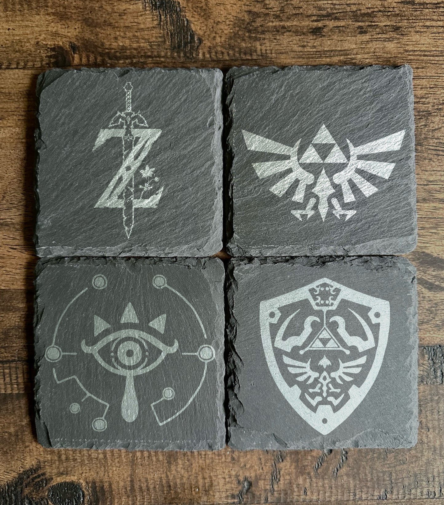 Zelda Themed Slate Coasters